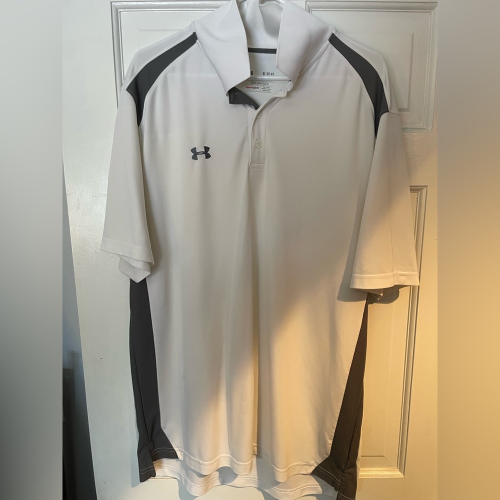 White Golf Polo